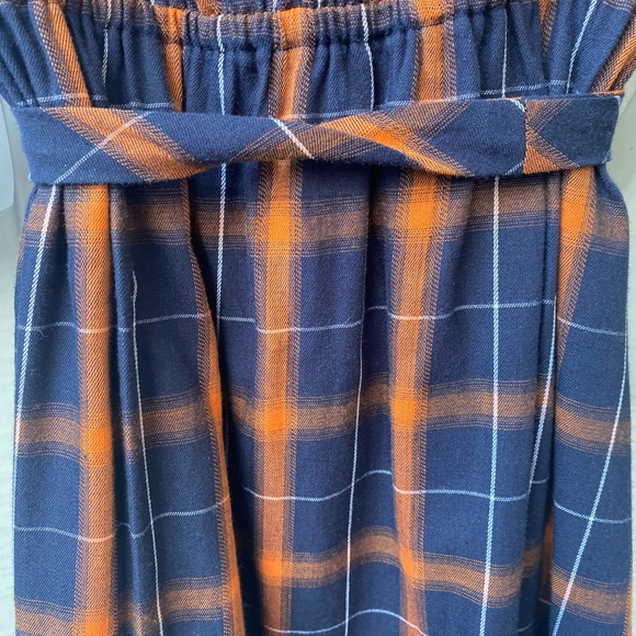 Colorish long sleeve dress with orange and blue - Picture 3 of 8